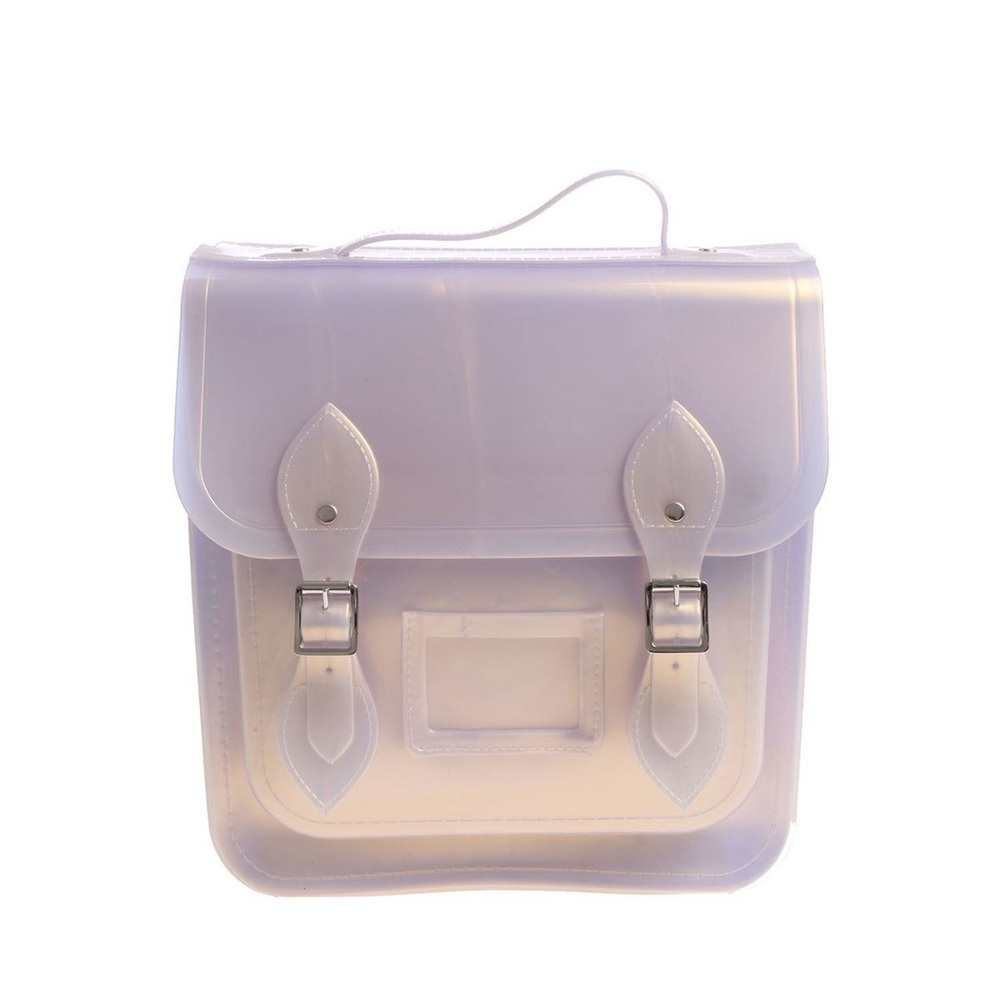 Melissa + Cambridge Satchel Co. - NWT - Light Beige Pearl Holographic Backpack